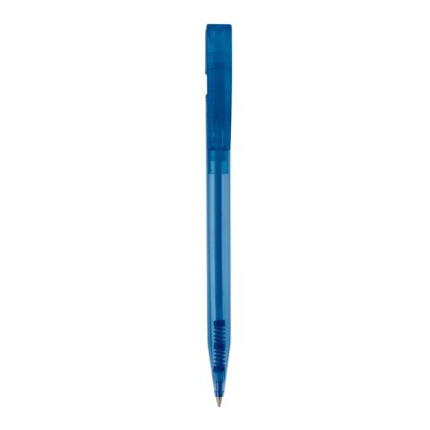 Bolígrafo Nash Transparente Azul / Blanco-Azul / Blanco | Impresión De Pantalla 1 color | 180 grados del clip | 45 mm x 25 mm | no disponible