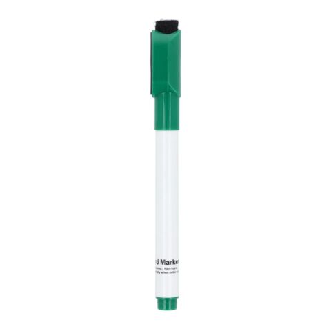 Rotulador para pizarra blanca con imán y limpiador Verde | sin montaje de publicidad | no disponible | no disponible