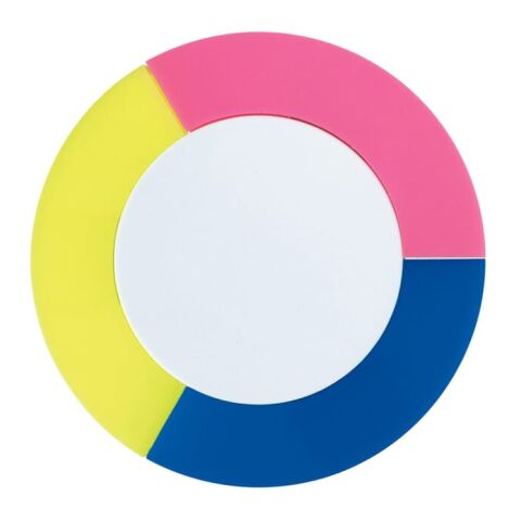 Marcador Redondo Azul / Blanco | Tampografía 1 color | cara 1 | Ø 40 mm | no disponible