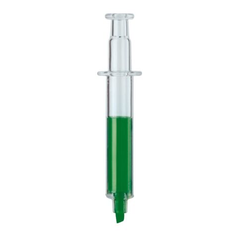 Marcador Jeringa Verde-Verde | Tampografía 1 color | cara 1 | 50 mm x 8 mm | no disponible