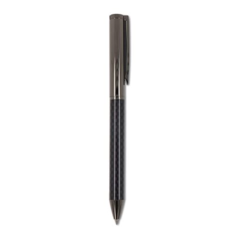 Set de bolígrafo y roller de metal en estuche de regalo gris metálico oscuro-gris metálico oscuro