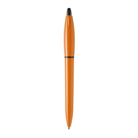 Bolígrafo S! Extra opaco Naranja-Negro | Impresión De Pantalla 1 color | 90 grados del clip | 40 mm x 25 mm | no disponible