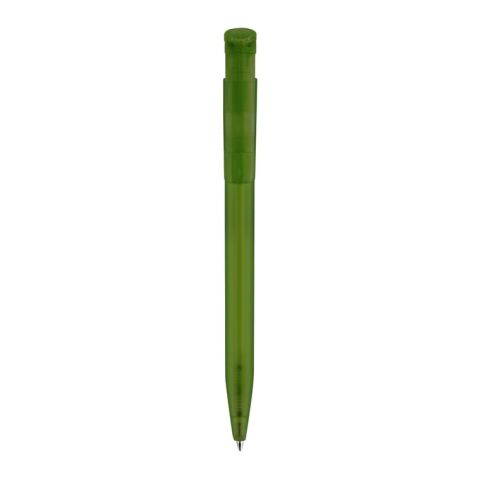 Bolígrafo S45 R-PET transparente Verde-Verde | Impresión De Pantalla 1 color | 270 grados del clip | 45 mm x 25 mm | no disponible