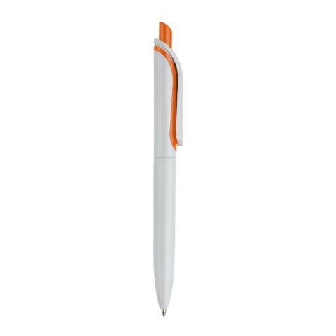 Bolígrafo Click Shadow Hecho en Alemania Blanco-Naranja
