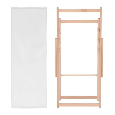 Silla de playa plegable sublimación Blanco | sin montaje de publicidad | no disponible | no disponible