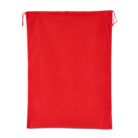 Saco de regalo de fieltro 50x70cm Rojo / Blanco | sin montaje de publicidad | no disponible | no disponible