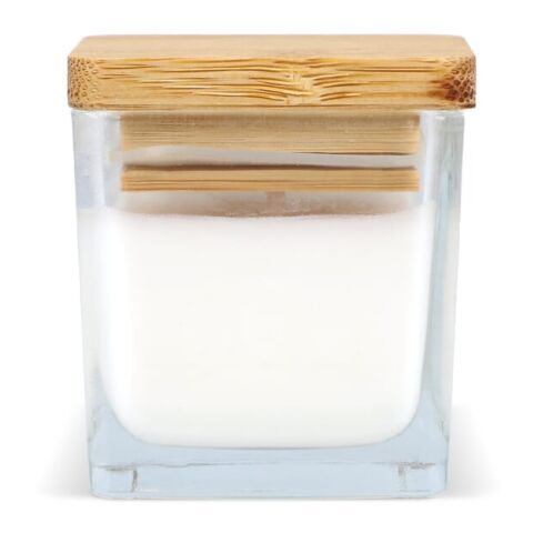 Vela vegetal Chakra en tarro de cristal Blanco | sin montaje de publicidad | no disponible | no disponible