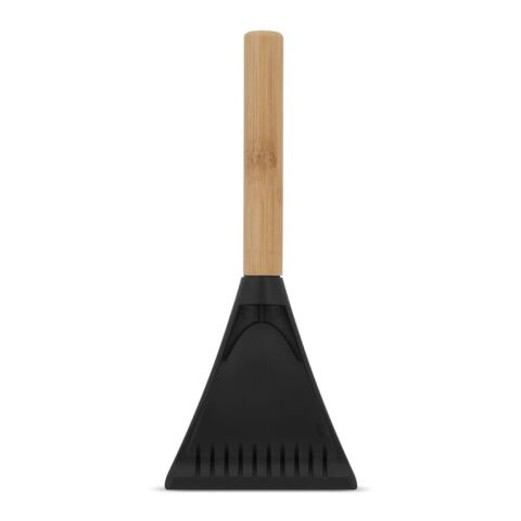 Raspador de hielo de bambú y R-PP Negro | sin montaje de publicidad | no disponible | no disponible | no disponible