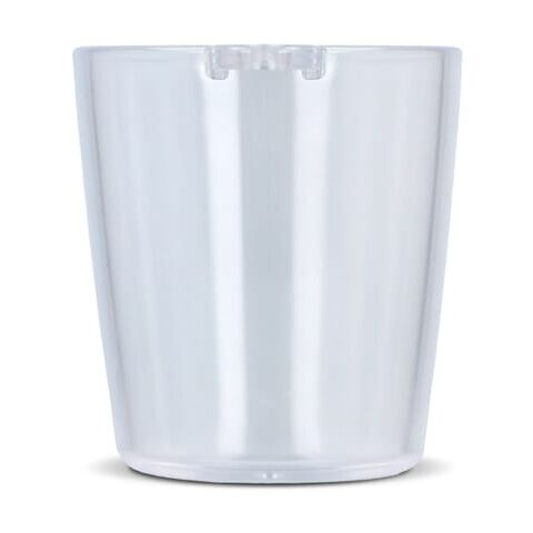 Vaso de chupito para festivales con cordón Blanco-Blanco