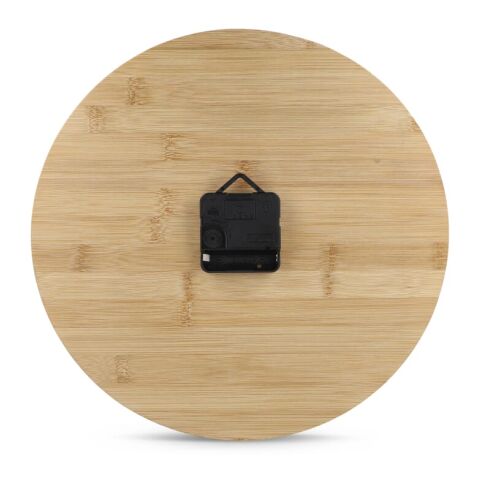 Reloj de pared bambú Natural | sin montaje de publicidad | no disponible | no disponible
