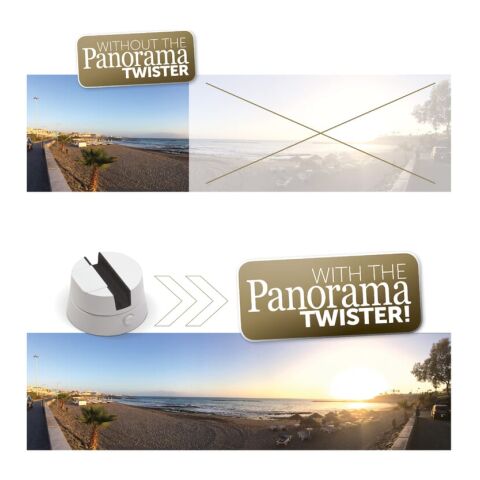 Soporte para móvil Panorama Blanco-Negro | sin montaje de publicidad | no disponible | no disponible | no disponible