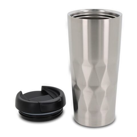 Termo con forma de rombos 450ml Plata