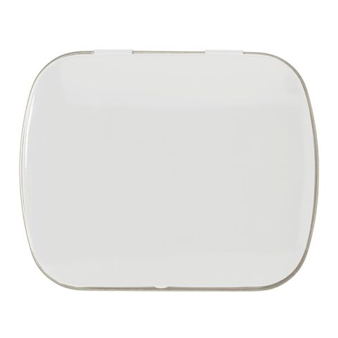 Caja cuadrada de caramelos de menta Blanco | sin montaje de publicidad | no disponible | no disponible | no disponible