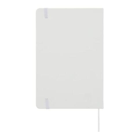 Cuaderno A5 PU con páginas de puntos cuadriculados FSC Blanco | sin montaje de publicidad | no disponible | no disponible