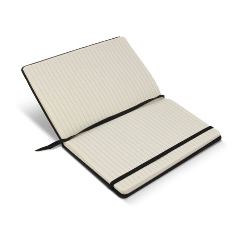 Cuaderno R-PET/PU GRS A5 negro | sin montaje de publicidad | no disponible | no disponible | no disponible