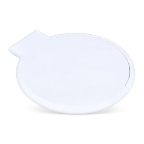 Pequeño espejo compacto Charm Blanco | sin montaje de publicidad | no disponible | no disponible