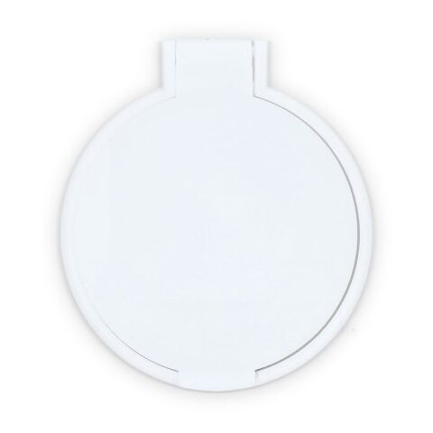 Pequeño espejo compacto Charm Blanco | sin montaje de publicidad | no disponible | no disponible