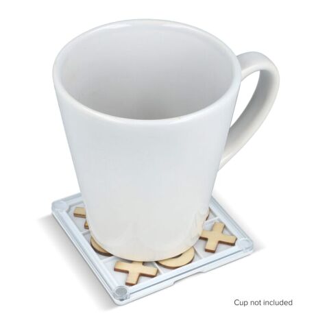 Posavasos Tic-Tac-Toe Blanco | sin montaje de publicidad | no disponible | no disponible