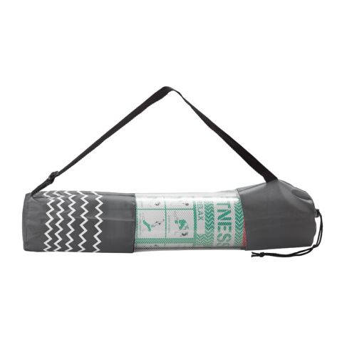 Esterilla de Fitness-yoga con bolsa. Rojo / Blanco