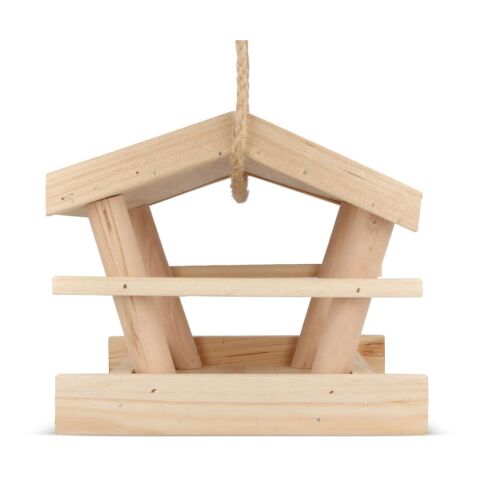Comedero de madera para pájaros FSC Natural | sin montaje de publicidad | no disponible | no disponible | no disponible