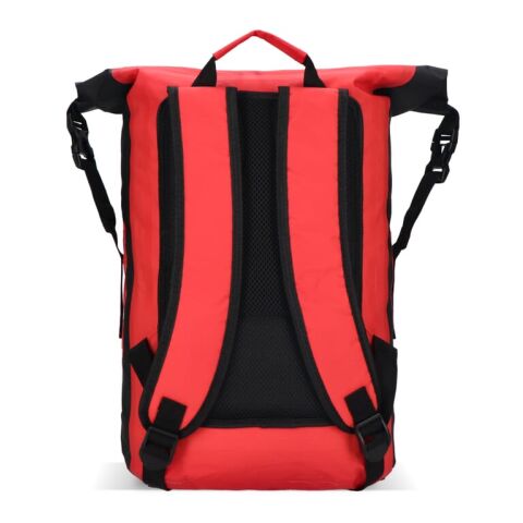 Mochila seca Rolltop 25L Rojo / Blanco | sin montaje de publicidad | no disponible | no disponible | no disponible