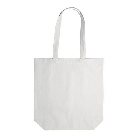 Bandolera lona OEKO-TEX® 270g/m² 42x12x43cm Blanco