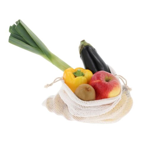 Bolsa de comida reutilizable de algodón OEKO-TEX® 30x40cm Blanco | sin montaje de publicidad | no disponible | no disponible | no disponible