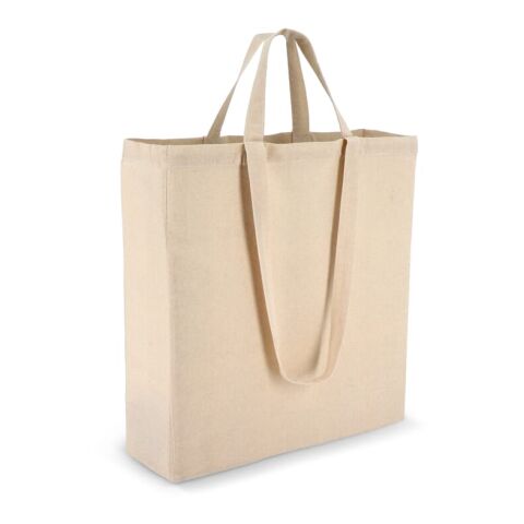 Bolsa de algodón OEKO-TEX® 38 x 10 x 42 cm 140 g/m². Ecru | sin montaje de publicidad | no disponible | no disponible