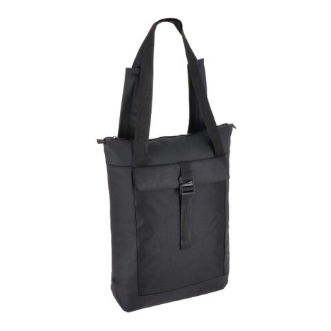 Mochila para portátil rPET 600D Navi 36 x 40 x 10 cm Negro intenso | sin montaje de publicidad | no disponible | no disponible