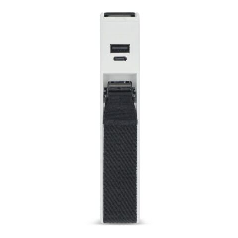 Powerbank 5 en 1 - Báscula de carga - Linterna - Regla - Medidor de temperatura Blanco | sin montaje de publicidad | no disponible | no disponible