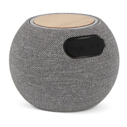 Altavoz de 5W y cargador inalámbrico de 15W R_PET &amp; Bamboo Gris | sin montaje de publicidad | no disponible | no disponible | no disponible