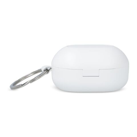 Mini auriculares inalámbricos tamaño llavero Blanco | sin montaje de publicidad | no disponible | no disponible