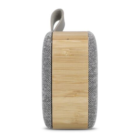 Altavoz inalámbrico Bamboo 5 W Natural | Impresión Digital | frente | 50 mm x 50 mm
