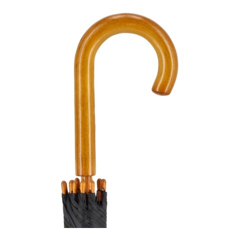 Aran 190T Poliéster 23" Paraguas Auto abierto Negro | sin montaje de publicidad | no disponible | no disponible