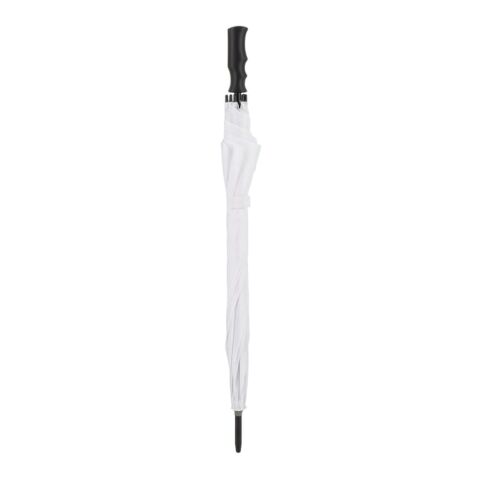 Paraguas de varilla Bosco 190T Poliéster 23" Apertura automática Blanco | sin montaje de publicidad | no disponible | no disponible