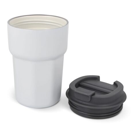 T-ceramic Taza térmica con tapa Zambezi 350ml Blanco | sin montaje de publicidad | no disponible | no disponible | no disponible