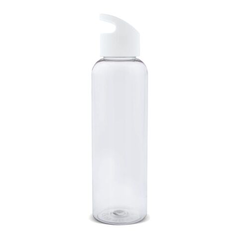 Botella Loop Transparente R-PET 600ml Blanco-Blanco | sin montaje de publicidad | no disponible | no disponible | no disponible