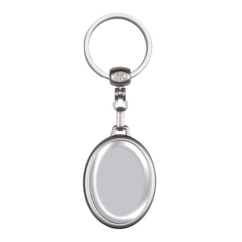 Llavero Oval Plateado | sin montaje de publicidad | no disponible | no disponible | no disponible