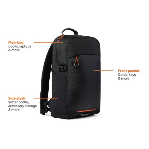 Mochila Nordic Drift Trail RCS de 16L negro-naranja | sin montaje de publicidad | no disponible | no disponible | no disponible