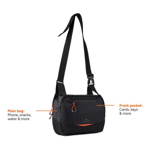 Bolso bandolera Nordic Drift Trail RCS de 4L negro-naranja | sin montaje de publicidad | no disponible | no disponible