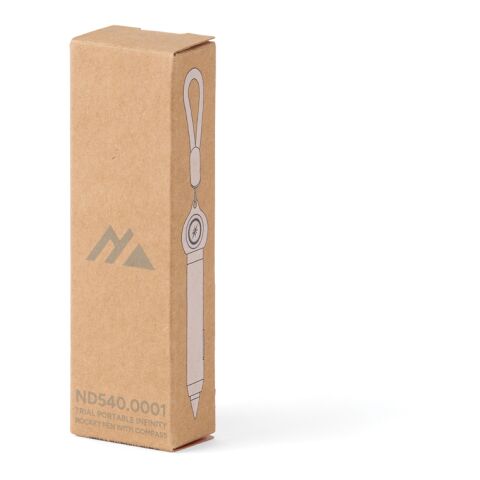 Bolígrafo brújula portátil Nordic Drift Trail RCS Infinity negro | sin montaje de publicidad | no disponible | no disponible