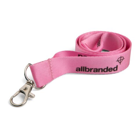 Lanyard de nylon A elección | sin montaje de publicidad | 10 mm | Mosquetón ovalado | Sin accesorios | Cierre de plástico | Con clip de seguridad