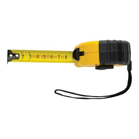 Flexómetro de plástico reciclado RCS 5M/19 mm amarillo-negro | sin montaje de publicidad | no disponible | no disponible