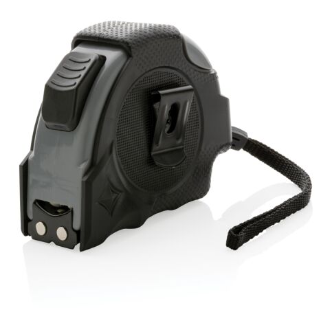 Flexómetro auto stop RCS plástico reciclado 8M/25mm negro | sin montaje de publicidad | no disponible | no disponible