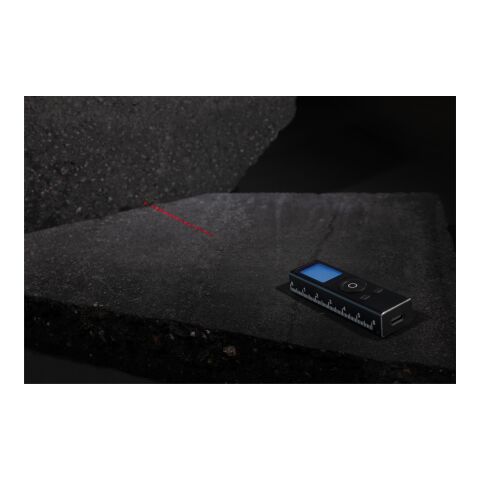 Medidor láser de 30 metros de aluminio reciclado Gear X RCS negro | sin montaje de publicidad | no disponible | no disponible