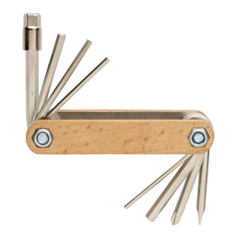 Herramienta Hex de madera FSC® marron | sin montaje de publicidad | no disponible | no disponible