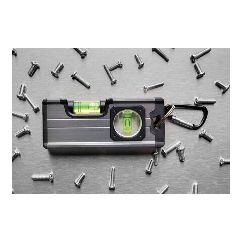 Regla y nivelador mediano gris | sin montaje de publicidad | no disponible | no disponible