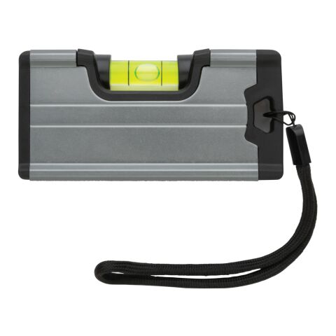 Regla de nivel de bolsillo con imán gris | sin montaje de publicidad | no disponible | no disponible