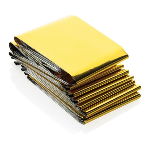 Manta de emergencia Solra en bolsa de RPET reciclado RCS negro | sin montaje de publicidad | no disponible | no disponible