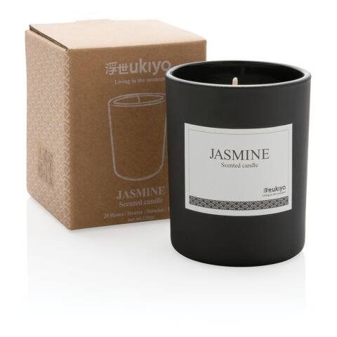 Vela Ukiyo perfumada pequeña en vaso negro | sin montaje de publicidad | no disponible | no disponible